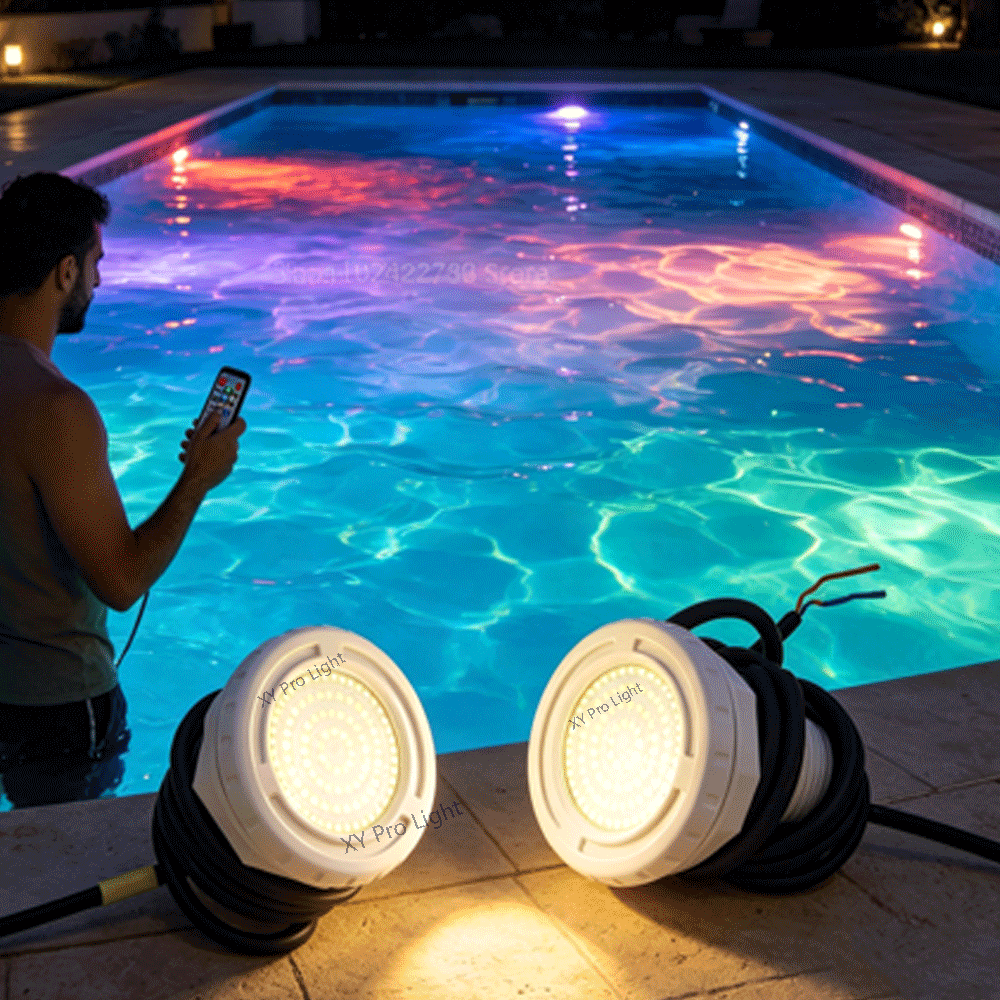Xy Spa & Wellness George Town - 15W Plastic Film Zwembadverlichting IP68 12V
