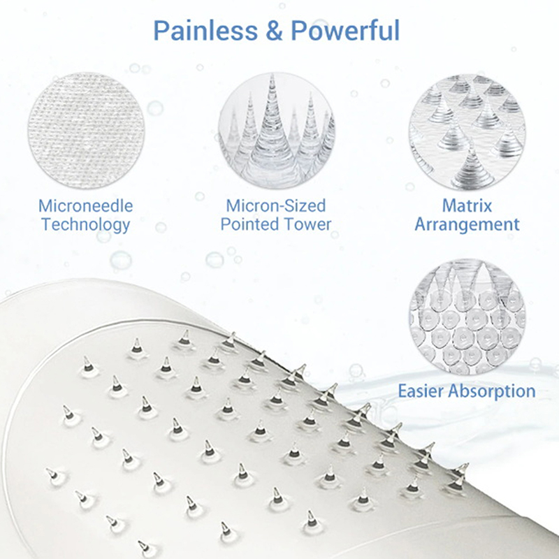Microneedle Patch Eye - 1 Paar Zuur Microneedle Eye Patches