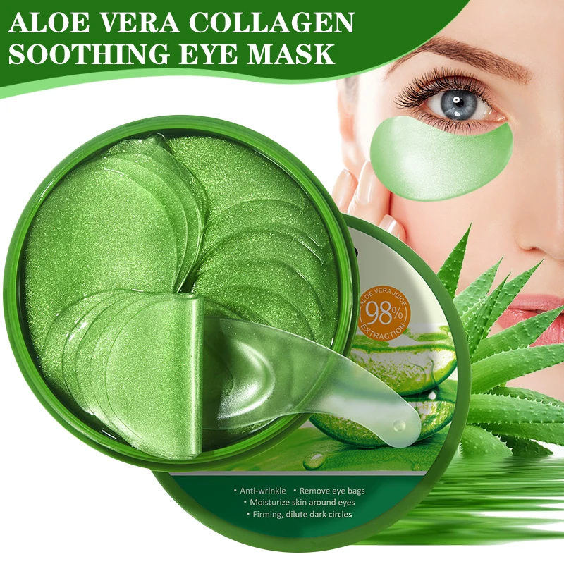 Microneedle Patch Eye - 60 stks Aloë Vera Collageen Oogmasker