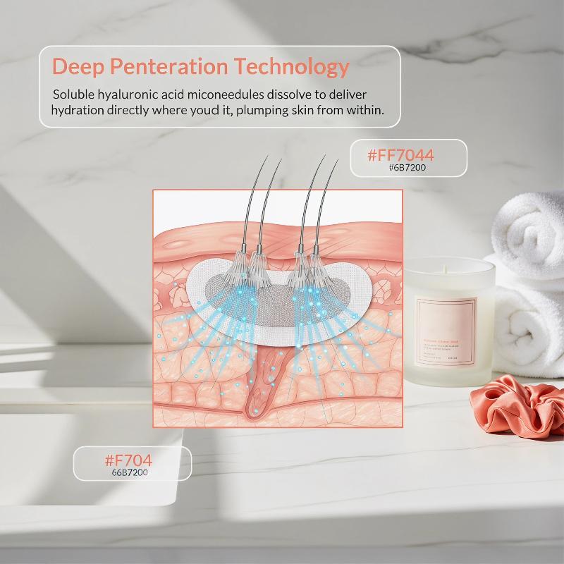 Microneedle Patch Eye - Hydraterende oogpatches Microneedle-technologie 1 paar Anti-aging