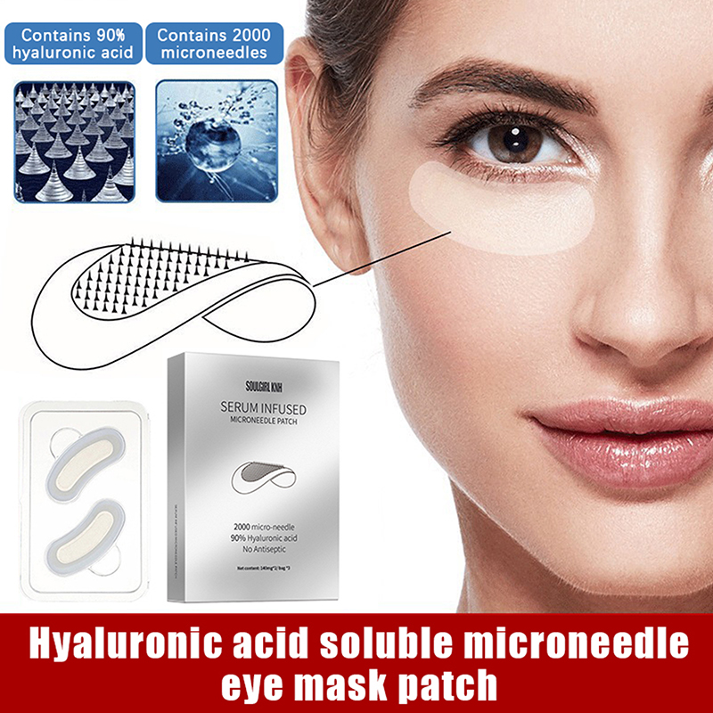 Microneedle Patch Eye - 1/3Pairs Microneedle Eye Patches Masker Oplosbare