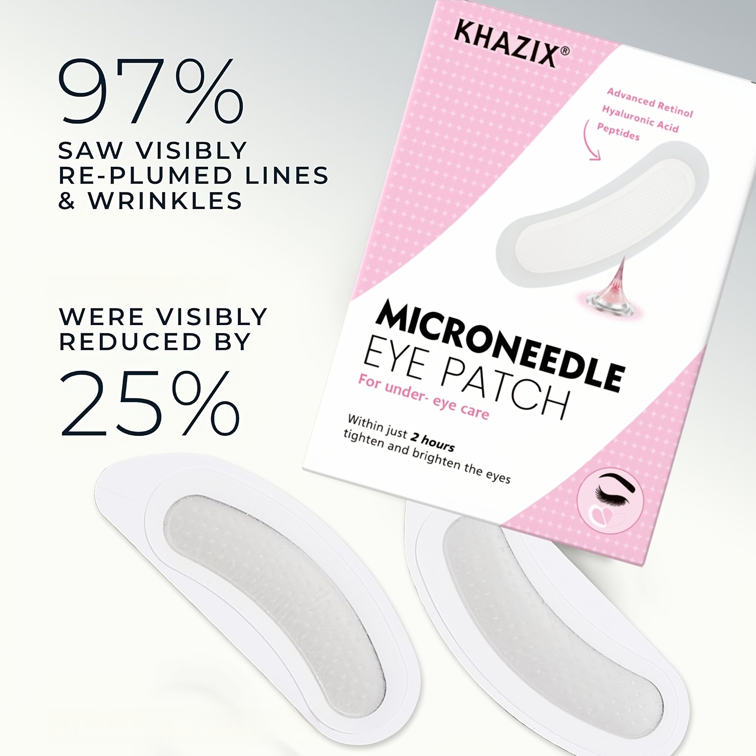 2 STUKS Retinol microneedle-oo - Microneedle Patch Eye recensie en prijs