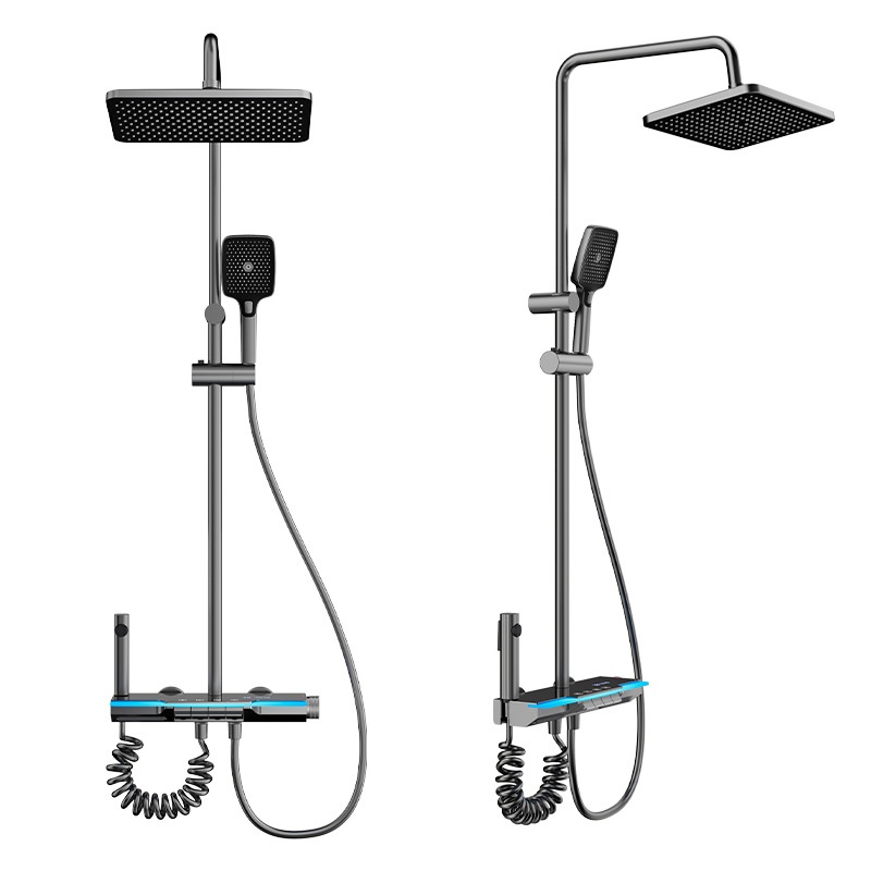 Grijze Gun Shower Set Luxe Hot - Spa&Wellness Earth City Шелепиха recensie en prijs